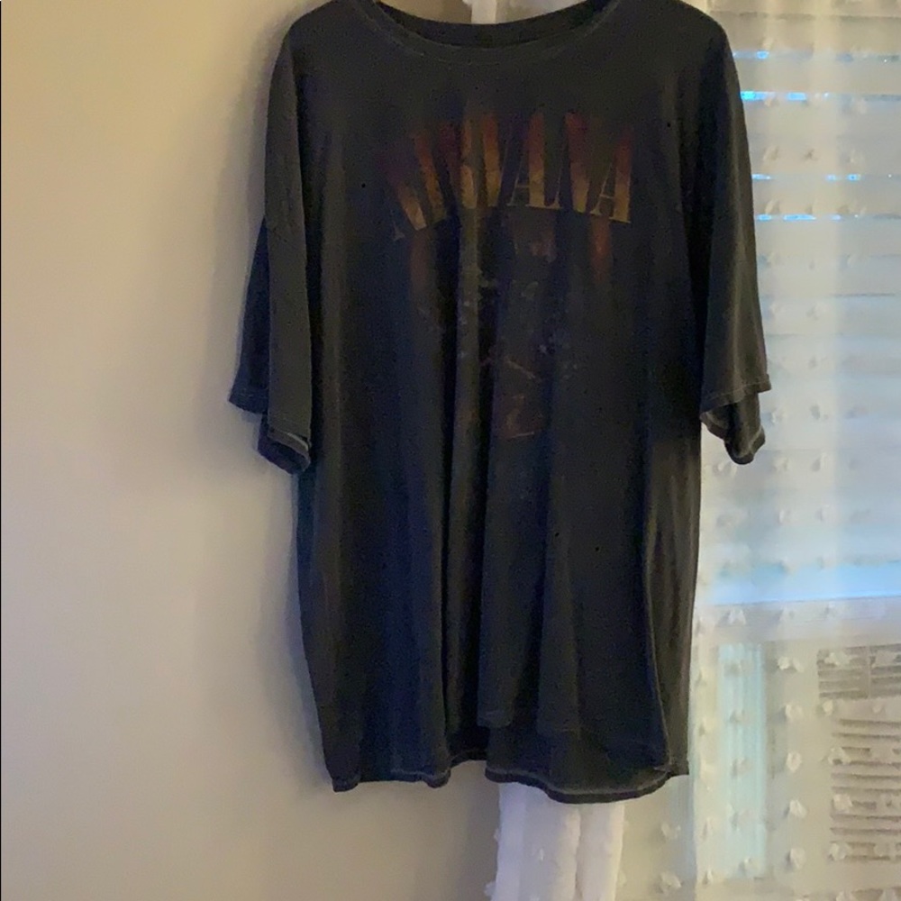 nirvana band tee